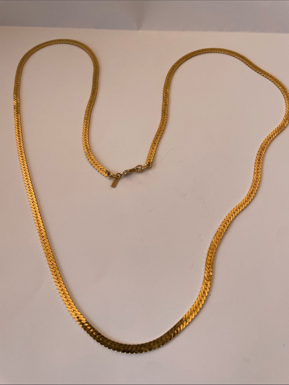 Gold Monet Herringbone Chain Necklace - Women Jewelry